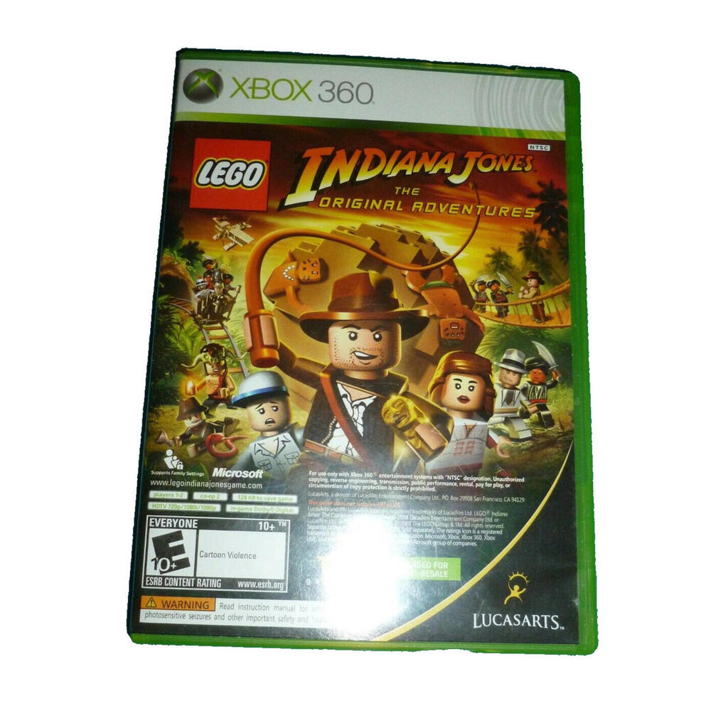 LEGO Indiana Jones and Kung Fu Panda Dual Pack (Microsoft Xbox 360, 2008)